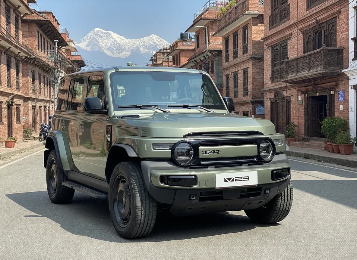 Chery iCaur V23 Hits Nepal: Rs 48 Lakh Retro EV Debuts