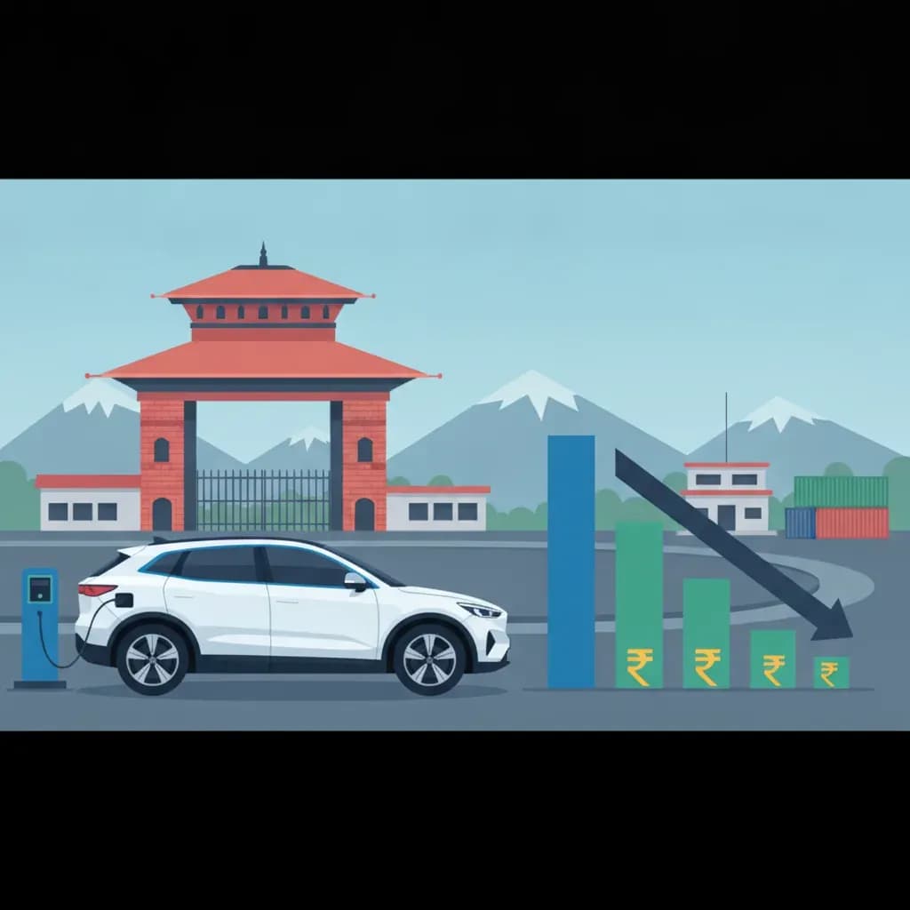 Nepal EV Imports Fell 20% in FY 2025/26: Full Report